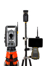 Trimble SPS930 1" DR+ Robotic Total Station Kit w/ TSC7 Data Collector & Siteworks Software