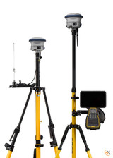 NEW Spectra Precsion Dual SP100 Tilt 450/900 MHz GPS Base/Rover Receiver Kit & Trimble TSC7 w/ Siteworks