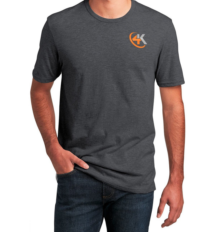4K Equipment Dark Charcoal T-Shirt - 4K Equipment LLC