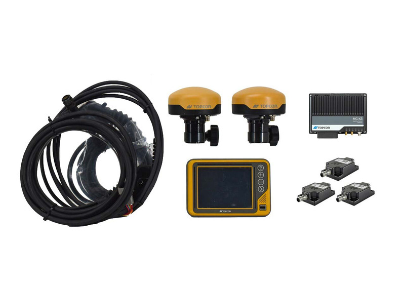 Topcon GPS Dozer Mastless Machine Control Kit w/ GX-55 Display, Dual GR-i3F Antennas
