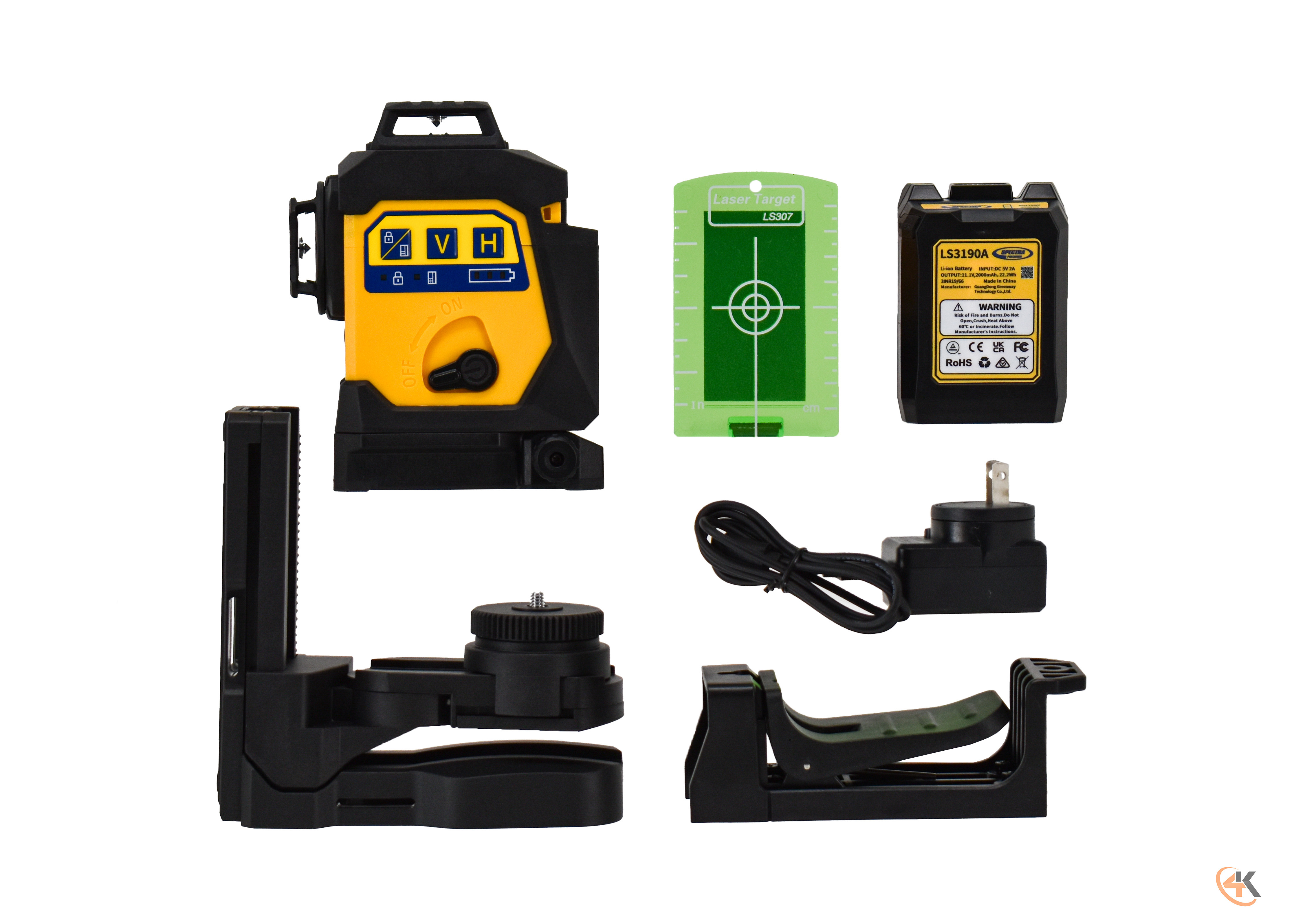 TRIMMERS U.S.A. SPECTRA FIBER　タグ付未使用 New Spectra Precision LT360G Three-Sixty Green Beam Laser Line Level