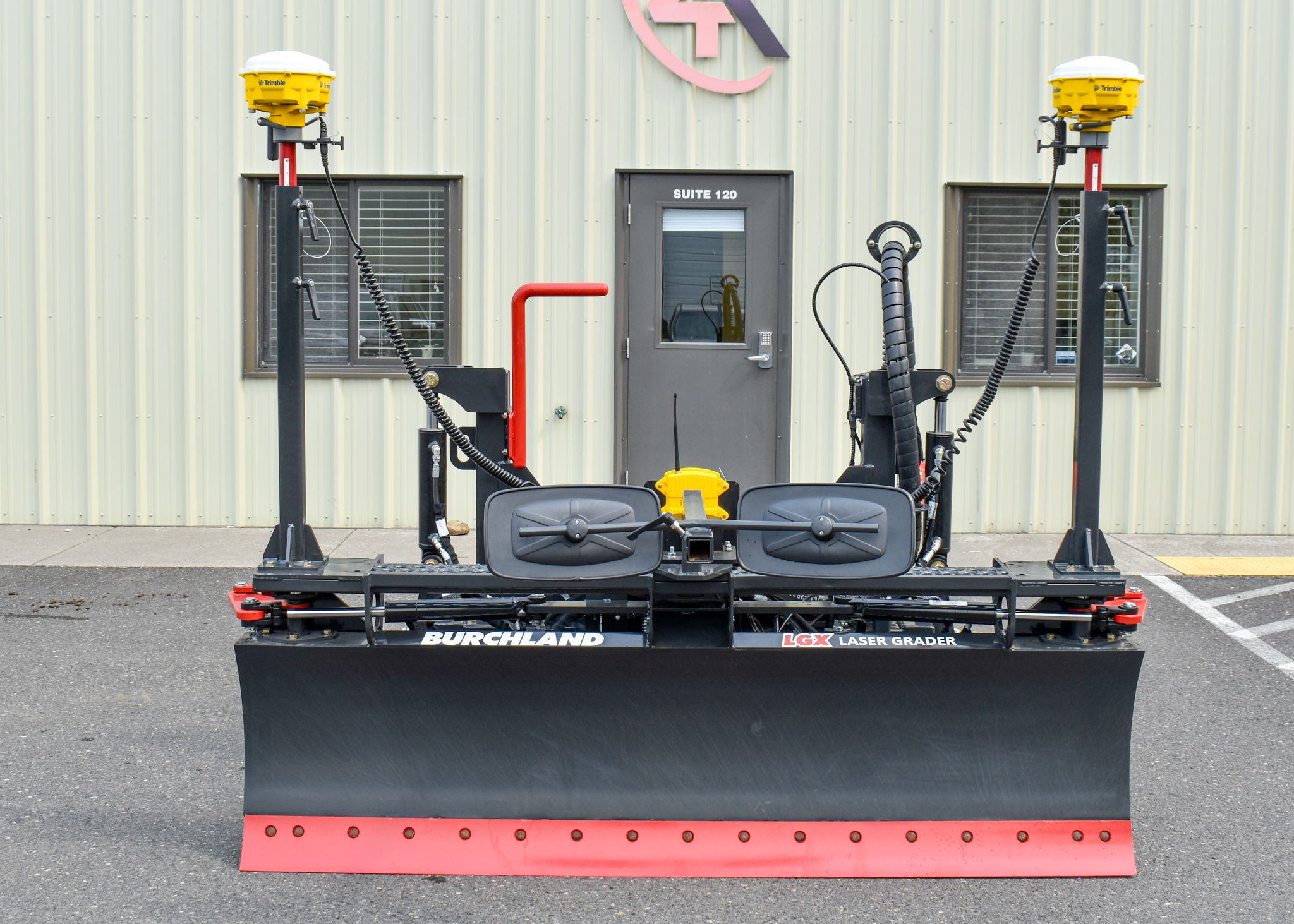 New Burchland LGX Laser Grader Blade w/ Trimble Earthworks GPS