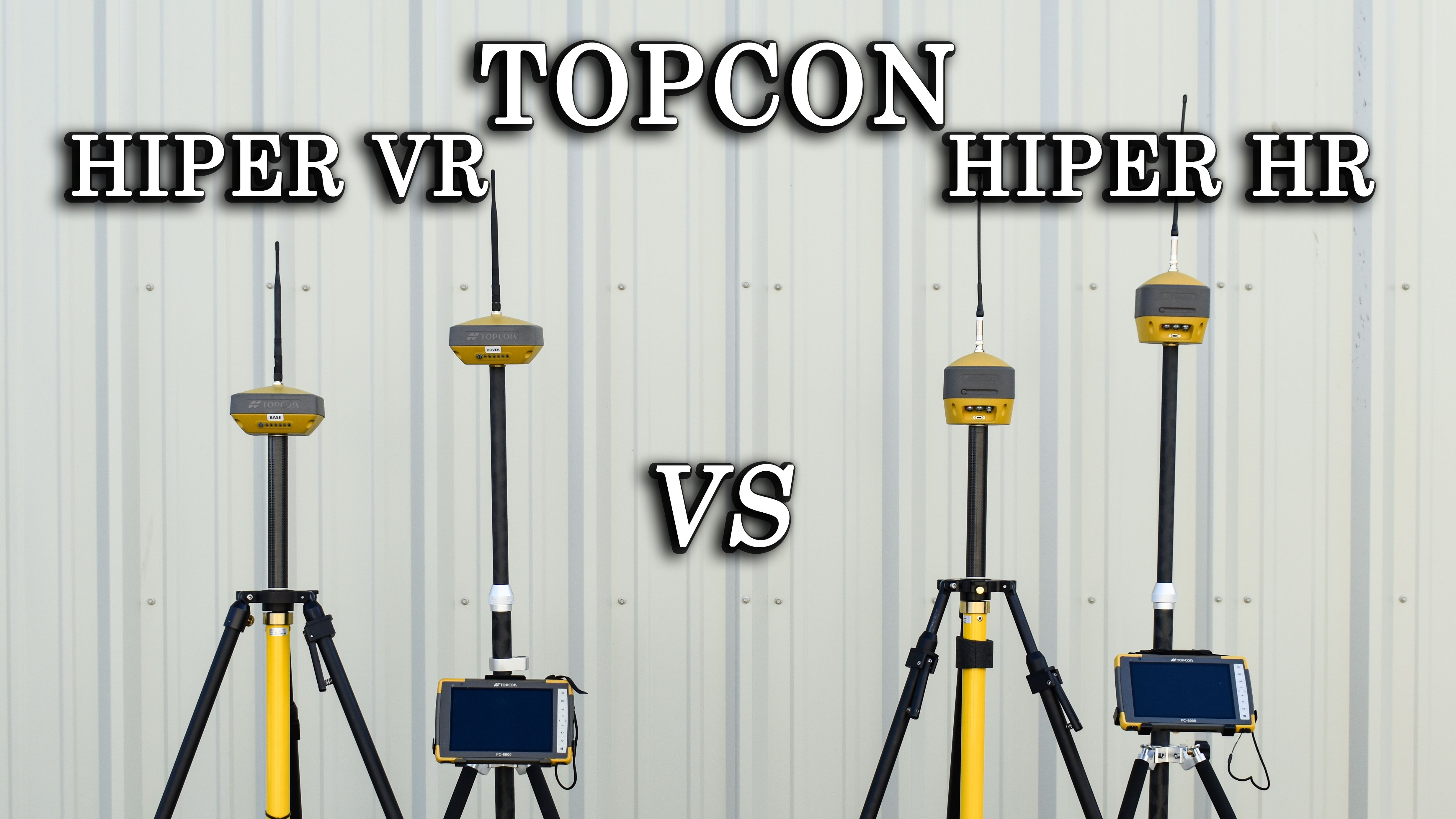 Topcon GPS Comparison Hiper VR vs Hiper HR Base/Rover Receiver