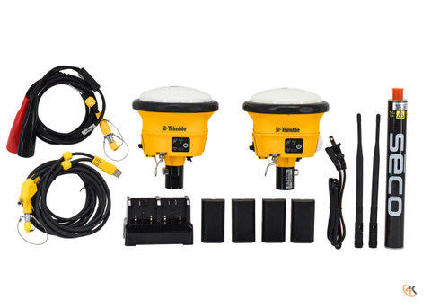 Trimble Dual SPS986 900 MHz GPS GNSS Base/Rover Receiver Kit