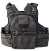 Surplus Black KCI Plate Carrier w/ Rifle Placard