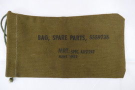 USGI 1952 Spare Parts Canvas Bag
