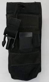 Black Nylon Radio Pouch