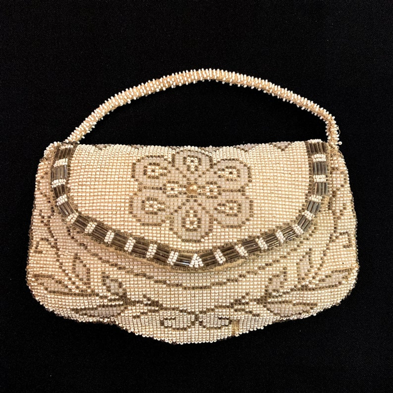 Vintage 1920s Beaded Clutch Bag