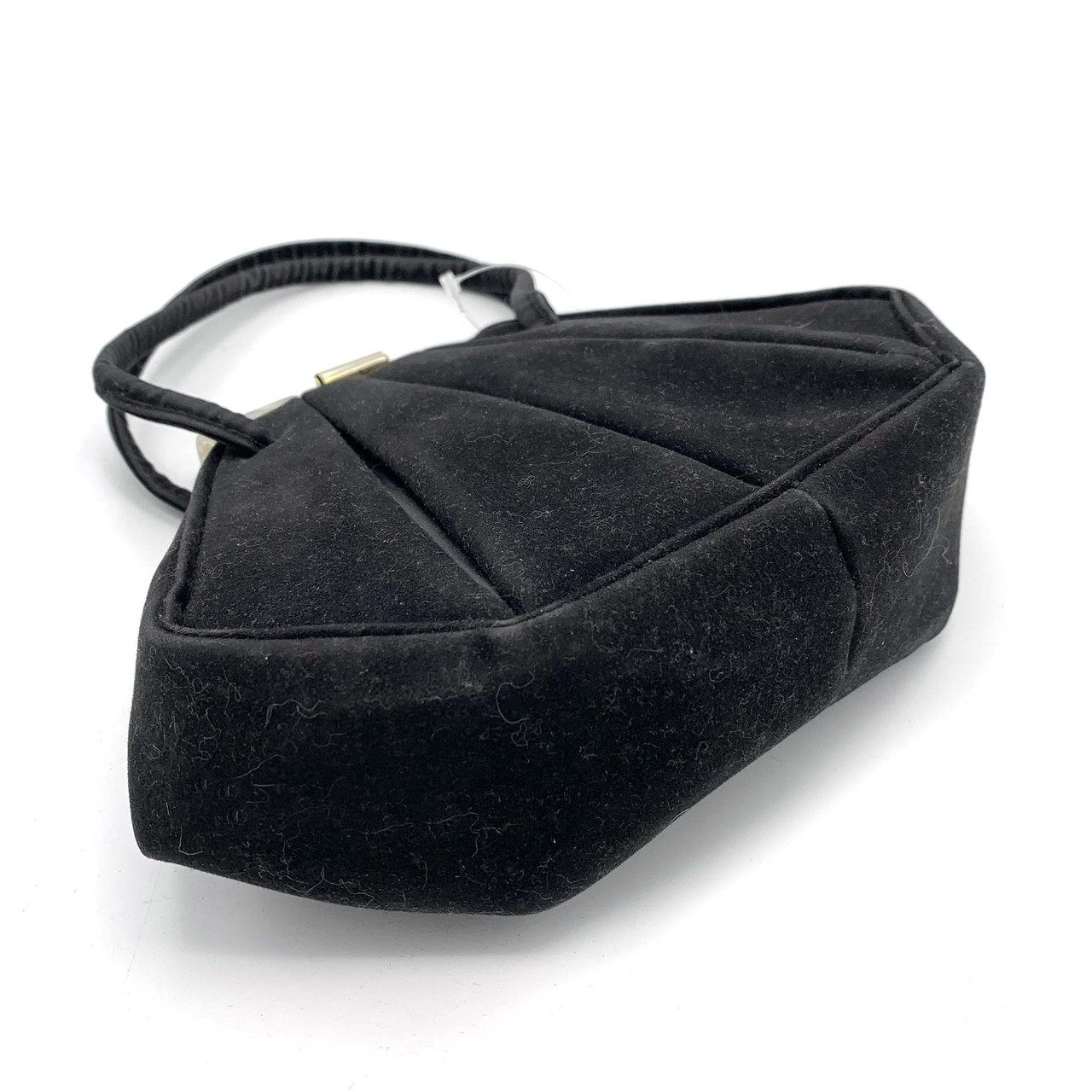 Vintage 1940s Black Velvet Folding Purse – ALEXANDRAKING