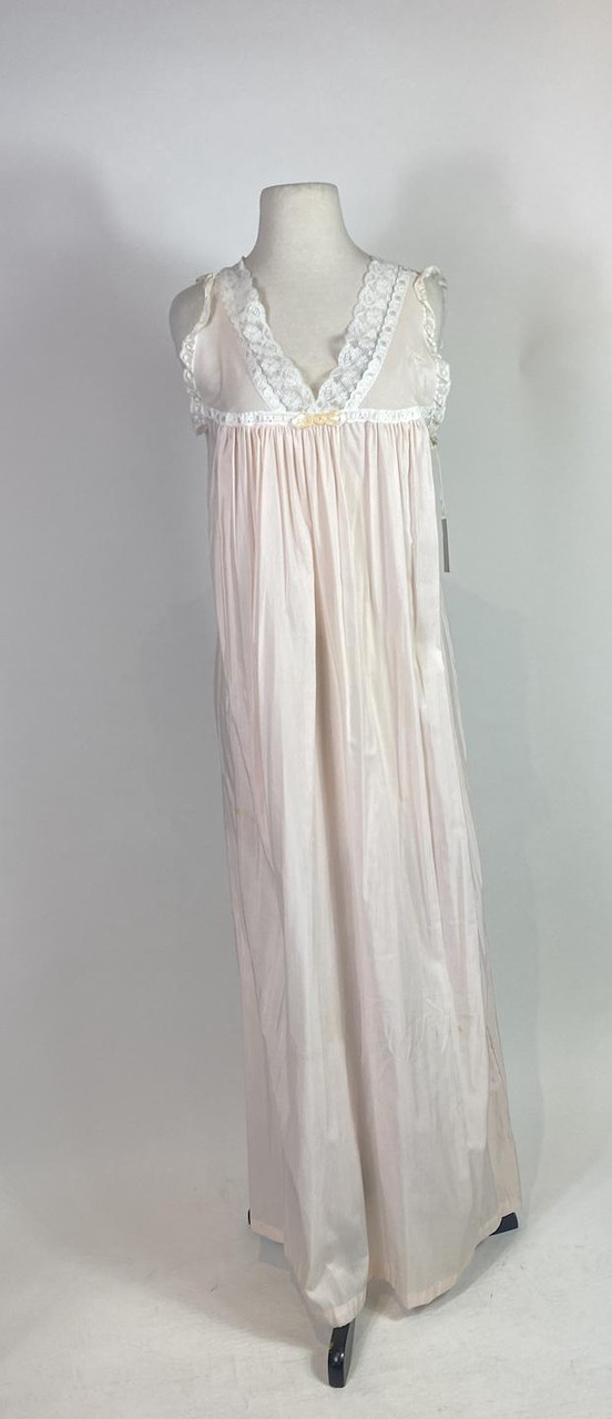 1970s - 1980s Christian Dior Two Piece Slip Dress and Robe Set