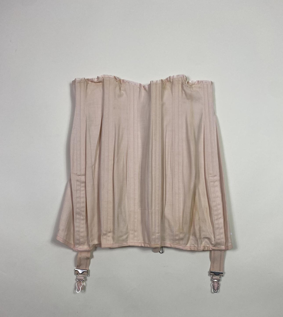 1940s - 1950s Pink Girdle Shapewear Skirt with Boning #12 - Paper