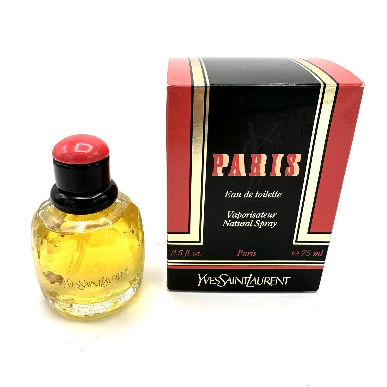 1970s - 80s YVES SAINT LAURENT Paris Eau De Toilette Spray 2.5 fl. oz. 75 ml