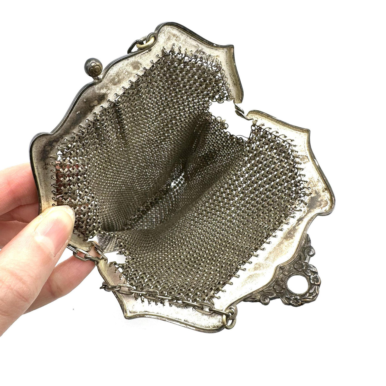 1900年初頭 Mandalian Mfg.Co メタル メッシュ パース 1900年初頭 Mandalian Mfg.Co メタル メッシュ パース 【公式通販】