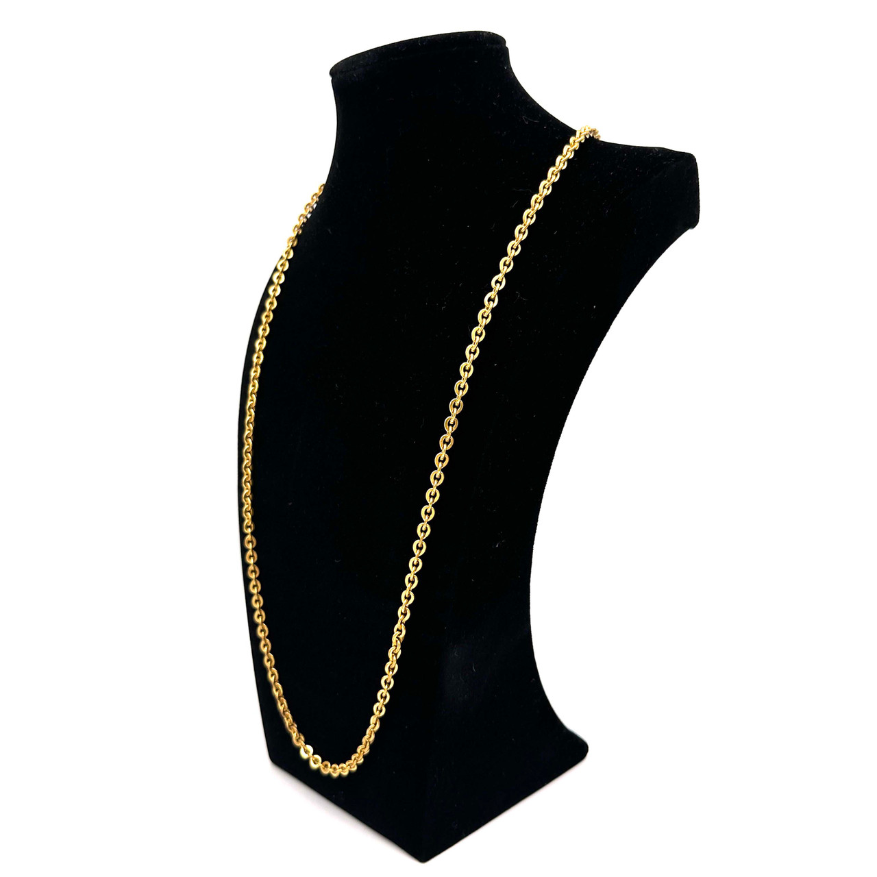 1950s - 60s MIRIAM HASKELL Golden Link Chain Necklace