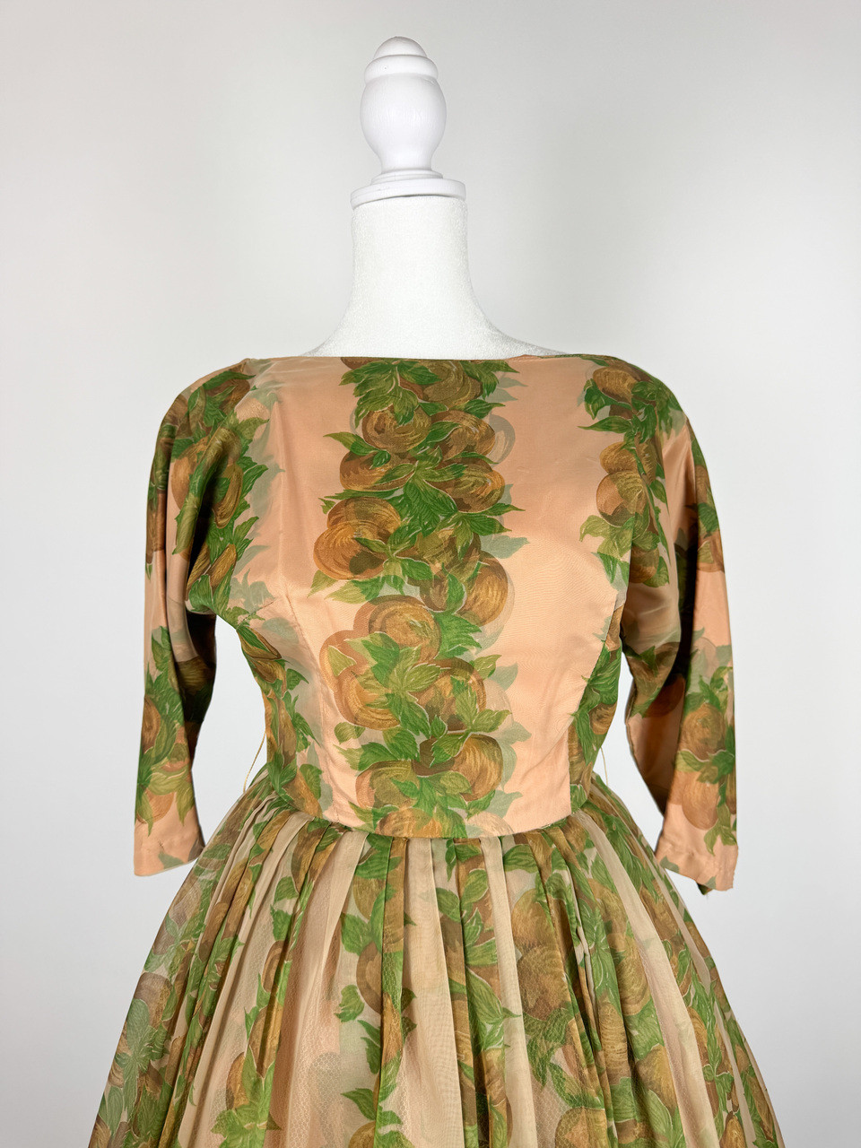 vintage floral cocktail dress Fitted Corset Floral Formal Long Prom Dress Adora Design 3399