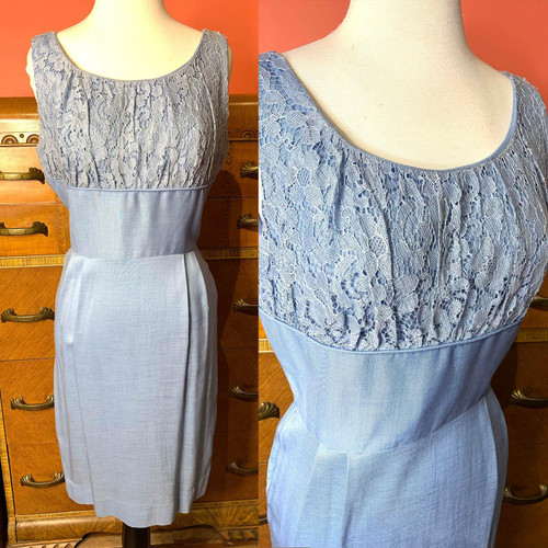 Mid Century Lace Bust Fitted Sleeveless Wiggle Dress Mid Century Lace Bust Fitted Sleeveless Wiggle Dress