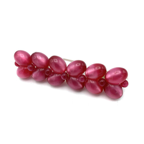 1950s Pink Lucite Bubble Brooch 1950s Pink Lucite Bubble Brooch
