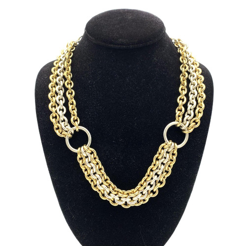 1990s GIVENCHY Layered Chain Necklace 1990s GIVENCHY Layered Chain Necklace
