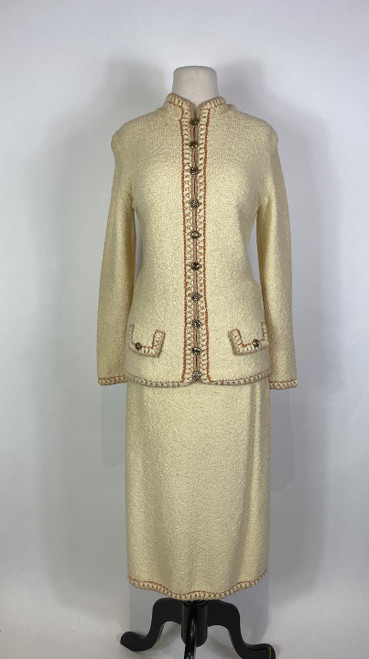1960s St. Johns Knits Saks Fifth Skirt and Sweater Set