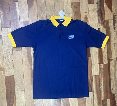 1990s Blockbuster Official Merchandise Polo Shirt 1990s Blockbuster Official Merchandise Polo Shirt