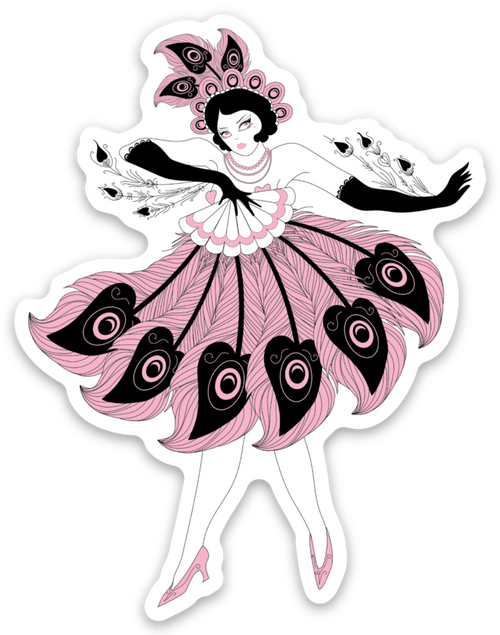 Burlesque Dancer Sticker