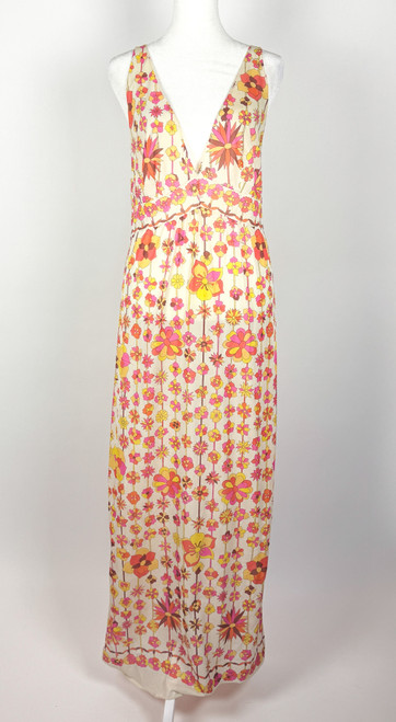 1960s - 1970s Emilio Pucci Multicolor Printed Slip Dress