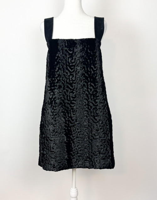 Y2K Alexander Wang Faux Fur Micro Mini Dress