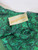 1950s -1960s Saks Fifth Avenue Green Silk Dress & Jacket Set