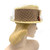 1960s Jean Marlow Double Bow Detail Veiled Mini Top Hat