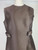 1960s Abe Schrader Brown Wool Rhinestone Dress & Coat Set