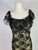 1950s - 1960s Gold Lace Overlay Sequin Dress