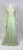 1970s GUNNE SAX Mint Green Crochet Prairie Dress