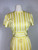 1950s - 1960s Yellow and White Striped Dress