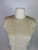 1950s - 1960s Scalloped Beaded Fringe Bottom Sequin Sweater Top