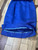 Mid Century Blue Satin Rhinestone Belt Dress