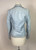 1990s - Y2K ESCADA Baby Blue Leather Jacket