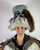 Vintage 80s - 90s Mummers Day Parade / Marti Gras Unisex Warrior Fur Trim Sequin Costume