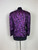 1980s GIVENCHY Purple Metallic Jacket