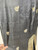 1950's Silk Brocade Black & Gold Dress with Sash Overlay Belt