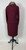 1960s Burgundy Wool Chinchilla Fur Collar Two Piece Skirt Suit Set