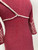 1960s Pink Knit Empire Waist Dress Wide Sleeve