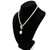 1950s MIRIAM HASKELL Jumbo Pearl Tear Drop Pendant Necklace