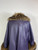 1960s - 1970s Bonnie Cashin Penny Lane Coat - Purple Leather Tanuki Raccoon Fur Trim