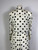 1980s Christian Dior Two Piece Polka Black And White Dot Jacket and Skirt Set