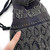 1920s Beaded Navy Knit Drawstring Dancing Purse