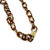 1960s CHANEL Archimede Seguso Brown Murano Glass Chain Necklace