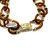 1960s CHANEL Archimede Seguso Brown Murano Glass Chain Necklace