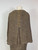 1920s Brown Herringbone Wool Tweed Cape and Hat Set