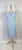 1950s - 1960s Anne Fogarty Blue Linen Day Dress