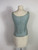 1950s - 1960s Blue Wool and Sequin Tank Top